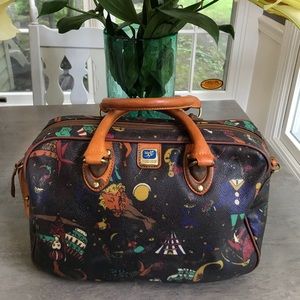 Canvas and leather Piero Guidi Magic Circus bag